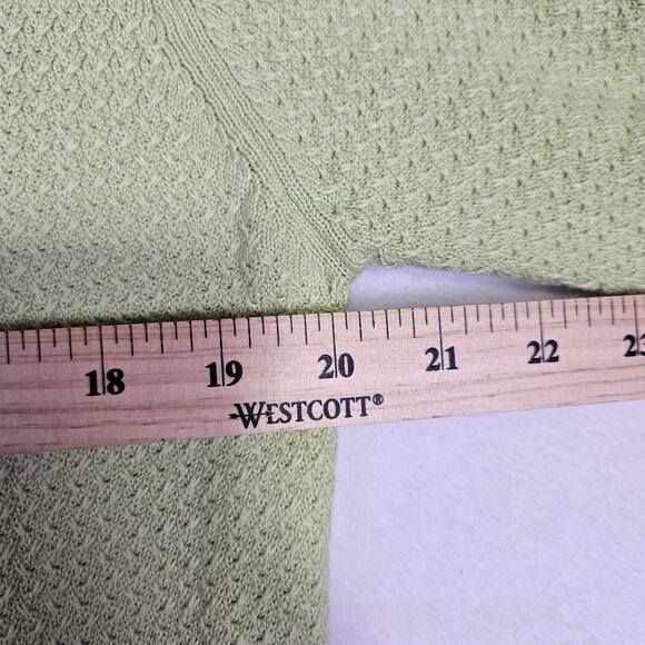 VTG Augusta National Masters Sweater Womens XL Magnolia Lane V-Neck Green Knit - Picture 12 of 14